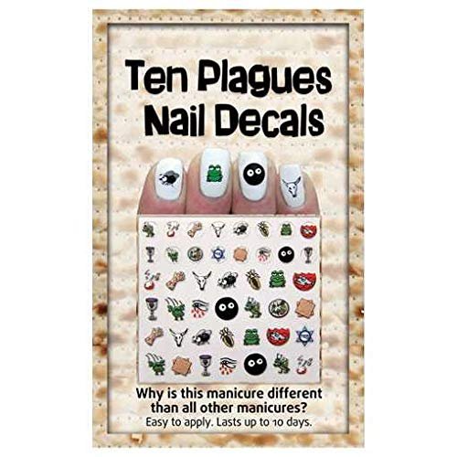 Rite Lite Midrash Manicure Passover Nail Decals for Pesach Seder