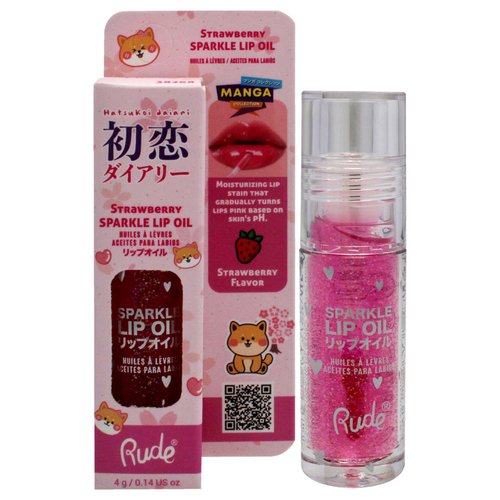 RUDE Manga Sparkle Lip Oil