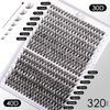 Lash Clusters DIY Lash Extensions Kit 320pcs Individual Lashes Clusters 30D 40D D Curl Eyelash Extension Kit with Applicator and Lash Bond&Seal,Clusters Lash Glue Remover Mix 10-16mm (30D+40D-320 KIT)