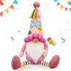 Funny Birthday Gifts for Women, Her, Mom, Girls, Women Friendship, Sister, Wife, Mother, Grandma - Happy Birthday Decorations for Party, Table - Birthday Plush Gnomes Couple - Birthday Decor