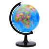 World Globe for Kids Learning, 8 inch Interactive Spinning Earth Globe for Children with Stand, Self-Assembled World Globes for Educational Geography Decorative Kids Room, Classroom, Adults Office