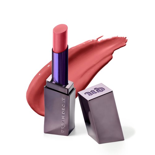 URBAN DECAY Vice Hydrating Lipstick (DTLA - Sheer Brick Nude - Shine Finish), Creamy Formula, Moisturizing Lip Color with Aloe Vera & Avocado Oil, Vegan, Cruelty-free - 0.11 oz