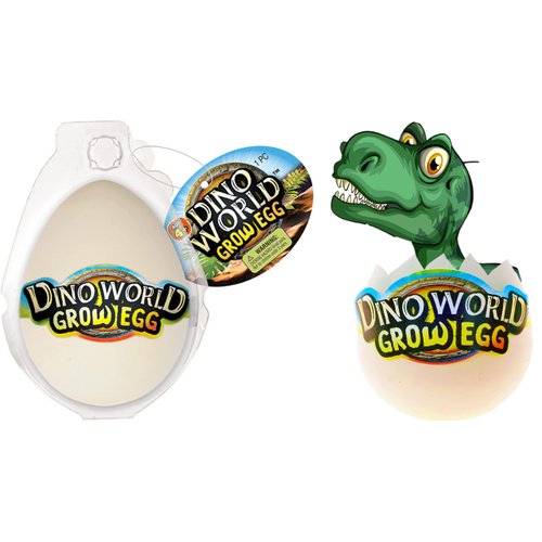 JA-RU Dinosaur Egg Growing Toys (1 Egg Assorted) Magic Surprise Hatching &amp; Grow in Water Animals ...