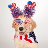 MGparty 12pcs 4th of July Headbands and Glasses for Kids Adults 4th of July Party Favors Supplies Patriotic Accessories Decorations