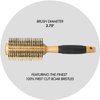 Sam Villa Signature Series Nylon & Boar Bristle Hair Brush Round Styling Brush