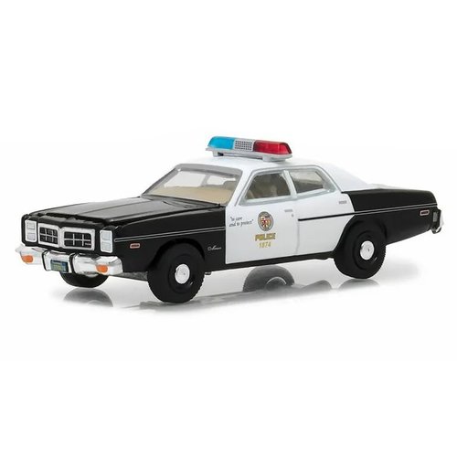 Collectibles 1977 Monaco Metropolitan Police Black and White The Terminator (1984) Movie Hollywood Series Release 19 1/64 Diecast Model Car by Greenlight 44790C