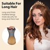 10 Pcs Mesh Wig Caps for Women, Black Wig Cap Net Nylon Hair Net for Lace Front Wigs, Stretchy Open End Hair Mesh Net for Halloween, Cosplay