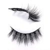 Mink Lashes 17mm 3D Reusable Natural Look Eyelashes Dramatic Eyelashes for Halloween, Christmas, 2 pair (GLUE IS NOT INCLUDED)