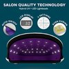 SUNUV SUN4 48W UV LED Nail Lamp, UV Light for Nails, LED UV Lamp for Gel Nails with 4 Timer Settings, Nail Dryer for Gel Polish for Home Salon Black