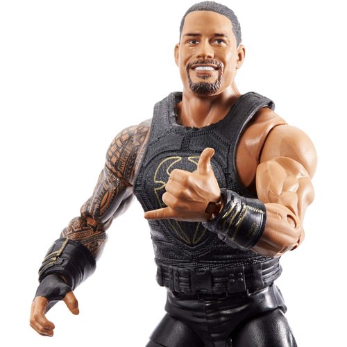 WWE Top Picks Elite Roman Reigns Action Figure with Universal Championship6 in Posable Collectible Gift for WWE Fans Ages 8 Years Old and Up