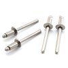 SDTC Tech Stainless Steel Blind Rivets 3/16" x 1/4" (6-4) Open End Type Pop Rivet Grip Range 3/16-1/4 inch (50 pack)