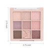 CAKAILA 9Colors Eye Shadow Palette Makeup,Pink Rose Gold Purple Mauve Neutral Travel Eyeshadow Palette Highly Pigmented Long Lasting Waterproof Naturing-Looking Eyeshadow Palette Travel Size Gift Kit