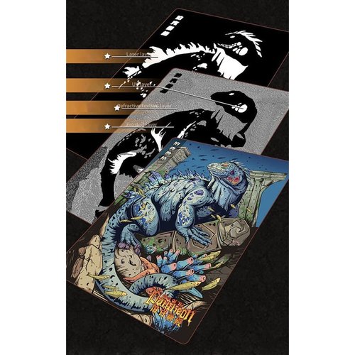 TAOYATAO Cthulhu Series Tarot Card Collection Party Fortune-Telling Card Game Art Theme Card Storage Book Theme Color Coin (1 PC Cthulhu Tarot Flash Card)