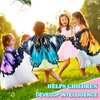 IROLEHOME Monarch-Kids Butterfly-Wings for Girls-Fairy-Wings-Costume Toddler Dress-Up for Play Toys Party Favors Gifts
