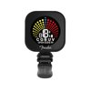 Fender Flash 2.0 Guitar Tuner Clip On, Rechargeable Guitar Tuner for 6 Strings, Battery and Micro USB Audio Charger Included, 4x3x2 Inches, 1 Count,Black