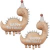 Dinosaur Birthday Balloons Nude Dino Baby Shower Balloon 35 Inch Dinosaur Girl Boys Foil Balloons Kids Dinosaur Party Decorations Supplies 2 Pcs