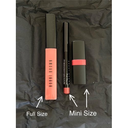 Bobbi Brown Line, Color, Shine Lip Kit: Crushed Lip Color in Babe, Lip Gloss in Buff, Lip Pencil in Pink Mauve