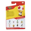 Super Mario Action Figure 2.5 Inch Red Toad Collectible Toy