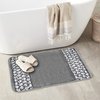 Popular Bath, Silver Sinatra, Bath Rug (230819) 21 x 32 inches