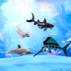 Pinenjoy 6Pcs Realistic Miniature Sea Creatures Figurines Mini Whale Shark Dolphin Swordfish Tuna Figures Resin Ocean Fishs Cake Topper for Fish Tank Aquarium Fairy Garden Decors