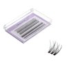 LASGOOS DIY Eyelash Extensions Natural 3D Individual Lash Single + A + Fish 200pcs Clusters Lashes Volume Lashes Mixed Set, Home Grafted Wedding Date Salon Lashes Wholesale Pack (LS-AFL1)