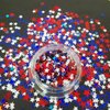 Holographic Nail Glitter Flakes, 3 Boxes Independence Day Nail Sequins for Nail Art, Red Blue White Nail Art Glitter, Loose Five Pointed Star Sequins for Nails, Acrylic Nails Supplies for Women Girls