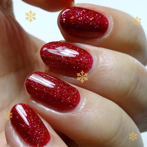 GLAMERMAID Press on Nails Medium Oval, Fall Handmade Gel Glitter Glue on Nails with Design, 24Pcs Short Oval Acrylic False Nails Kits Reusable UV Finish Full Cover Stick on Nails for Women Gifts