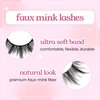 Anime Lashes Korean Japanese Look Like Asian Natural Look False Eyelashes Manga Lashes Mink Wispy Fluffy Spiky 3D Volume Eyelashes Pack Cosplay Fake Eyelashes Individual Cluster 5 Pairs LK01 by dxg