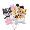 Dog Balloons, 7 Pcs Dog Birthday Balloons Decorations Set - Puppy Balloons, Paw Balloons & Dog Bone Balloon for Dog Birthday Decorations & Dog Themed Birthday Party Decorations