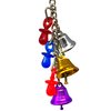 Bonka Bird Toys 1107 Christmas Jingle Bells (6" x 2") Christmas Bird Cage Toy, Parrotlet, Lories, Lovebirds, and Similar