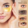 Aivoch 10Pairs 20Pcs 24K Gold Under Eye Patches, Collagen Eye Masks for Dark Circles and Puffiness, Reduce Wrinkles and Puffy Eyes, Refresh Your Skin, Women Skincare Eye Treatment Products