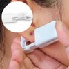 2 Pack 4mm Ear Piercing Kit with Cubic Zirconia Stud Earrings Ear Piercing Gun (Multicolor)