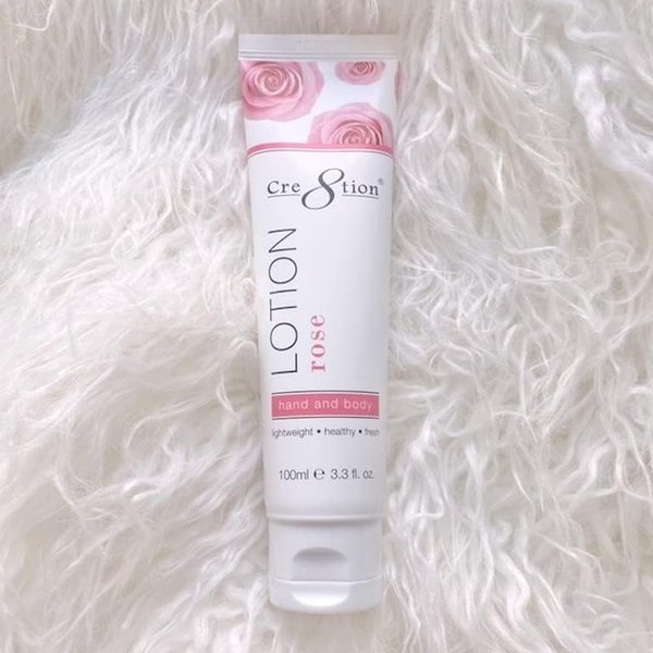 Treasure4Nails Corp Cre8tion Hand & Body Lotion Rose 100 ml/fl. 3.3 oz. - 60 pcs/case (Single)