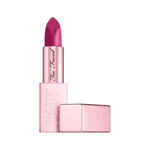 Too Faced Lady Bold Cream Lipstick | Lightweight, Vegan + Cruelty Free, 0.11 Ounce, Main Character