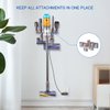LANMU Accessory Holder Compatible with Dyson V15 V12 V11 V10 V8 V7 Outsize Gen5 Cordless Stick Vacuum Cleaner, Docking Station Attachments Organizer