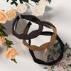 VOCOSTE Braided Headbands for Women, Head Bands for Women's Hair Non-slip, Hairhoop Weaving Shape Accessories, Brown