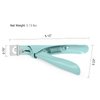 MelodySusie Acrylic Nail Clippers, Professional Nail Clippers Cutters for Acrylic Nails Fake Nail Tips, Adjustable Stainless Nail Trimmer, Manicure Tool for Salon Home Nail Art, Green