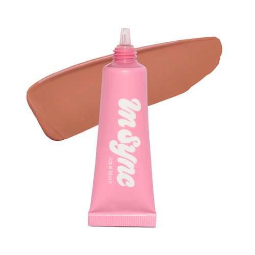 Half Caked In Sync Liquid Blush - Pigmented, Long-Lasting, Multi-Use Liquid Color - Lightweight, Natural Finish - Fragrance-Free, Clean, Vegan & Cruelty-Free, 15ml (No Strings Attached)