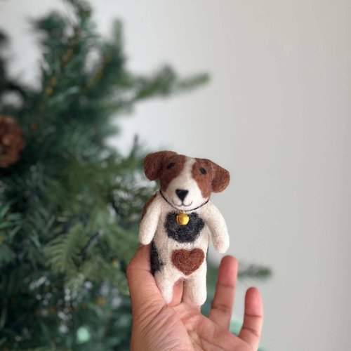 Jack Russell Terrier Finger Puppets, Felt Jack Russell Terrier Finger Puppets, Finger Puppet Dog, Fair-Trade Finger Puppets, Kids Educational Toys, Eco-Friendly Handmade Finger Puppets, Gift for Kids