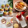 150 pcs Thick Candy Apple Sticks,Caramel Apple Sticks,5.5 Inch Long, 5mm Thick,Semi Point, Bamboo Skewers for Corn Dog, Corn Cob, Kabob, Lollipop, Grill