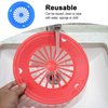 Cosmos Pack of 8 Reusable Plastic Paper Plate Holders, Holding 9" Paper Plates for BBQ's, Parties, & Camping