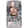 L'Oreal Paris Feria Multi-Faceted Shimmering Permanent Hair Color, Smokey Silver, Pack of 1 Hair Dye Kit