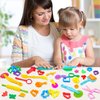 Play Dough Tools for Kids,35 Pieces Playdough Tools Set with Various Plastic Molds,Playdough Cutters,Rollers,Scissors,Dough Extruder