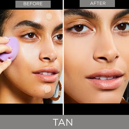 Hey Honey Trick and Treat CC² Cream SPF 46 | Active Moisturizing Color Correcting Cream with Honey & Propolis | Best Cover For Rosacea, Skin Redness & Mature Skin | 1 oz (Tan Tone)