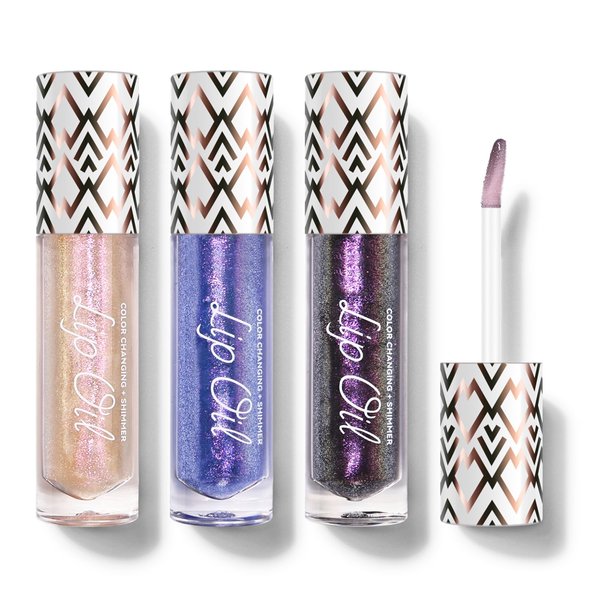 KYDA 3 Colors Shimmer Color Changing Lip Oil, Pearl Tinted Lip Gloss Oil, High Shine Smooth Glossy Lip Oil, Hydrating Lip Glow Oil-Set A