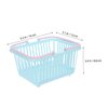 Kisangel 4Pcs Mini Shopping Baskets Play Shopping Basket Handheld Basket Small Basket with Handle Picking Storage Baskets for Kids Home Shopping cart Toy