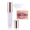 evpct 1Pcs Light Pink Pearlescent Chameleon Shimmer Glitter Lipstick Lip Gloss, Long Lasting Waterproof Glitter Metallic Sparkly Glossy Lip Gloss Tint Liquid Lipsticks Set Lip Stain Makeup for Women