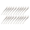 20 Pcs Hair Clips, Professional Non-Slip Stainless Steel Duck Bill Clips for Hair Styling, Hair Coloring, Silver