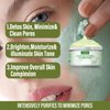 NUSPA Organic Green Tea Clay Face Mask Skincare, Wash Off Repairing Facial Mask,Anti Wrinkle Remove Dark Circle Foot Facial Skin Care Treatmet for Women,Men Daily