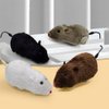 balacoo 4pcs Plush Clockwork Mouse Small Dog Toy Animals Toys pet Toys Soft Toy cat Teaser Toy cat mice Toys Stuffed Rat Toy Mouse cat Mouse Wind up Mouse cat Toy Fake Mouse Puppy Plastic